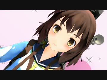【MMD艦これ】雪風＆島風で純情☆ファイター【アニメ調・FullHD】