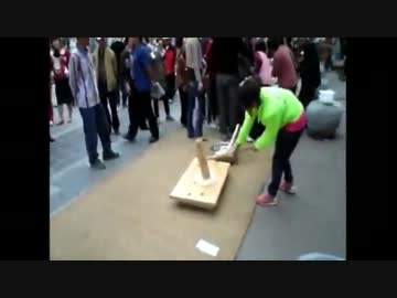 【韓国】コリアン式お餅つき　wwwwwwwwwww