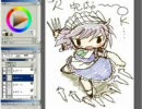 よすどんお絵かき 東方 練習 フラン～そしてクーリエへ