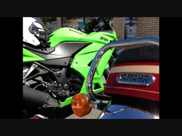 NinjaとSRのツーリング動画（稲武編）