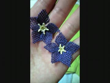 【第8回ニコニコ手芸祭】外国手芸で花を作ってみた。