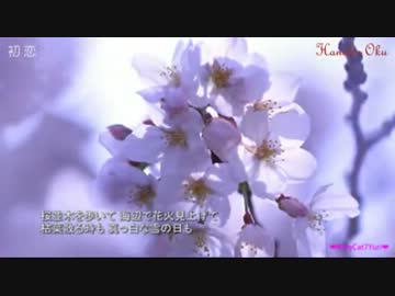 【ニコカラ】初恋 _ 奥華子 ★歌詞付き【ONVOCAL】