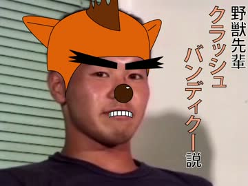 野獣先輩クラッシュ・バンディクー説.akuaku