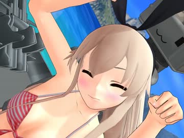 【MMD】ねこみみスイッチ【水着ぜかまし】