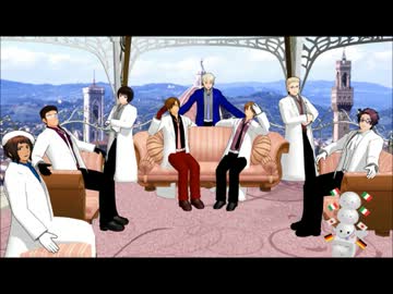 【APヘタリアMMD寸劇】ゆっくりで米の憂鬱？