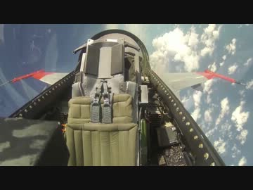 ボーイングQF-16無人標的機　初の無人飛行実験映像