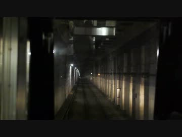 【前面展望】愛宕橋ー富沢【仙台市地下鉄・南北線】