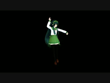 制服版東北ずん子ちゃんをさっそく動かしてみた