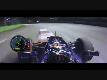 F1 2013 シンガポール ベッテル ポールラップ