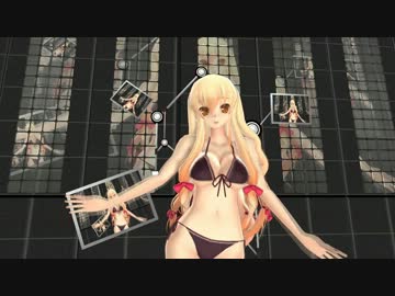 【MMD】フィギュア風味八雲紫さんビキニでこっち向いてBaby