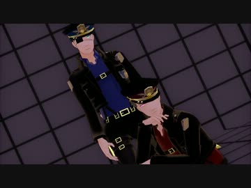 軍帽親友でkiss me