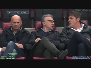 13/14 セリエA 第六節 カリアリvインテル　ゴールシーン