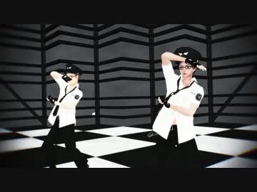 【進撃のMMD】ポリスなエレンとジャンがHybrid
