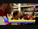 Arsenal FC 2 Swansea City 1 - Fans Chanting Before _ During The Game _ Tossing a Swansea Sheep.
