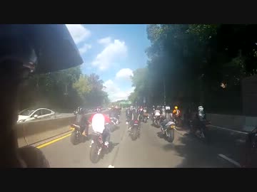 【リアルGTA】バイク集団 vs SUV