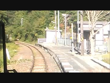 【前面展望】山田線で区界峠越えその３【キハ１１０系】