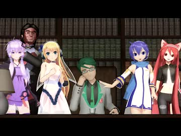 【MMD】　喫茶探偵三久OPタイトル2