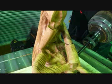 初音ミクをミ■ク菩薩にNC切削してみた。