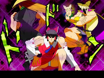 東方の４コマのマンガ