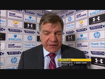 13-14PL 第7節 トッテナム・ホットスパー 対 ウエストハム・ユナイテッド