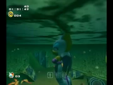 【獣リョナ】ソニックアドベンチャー2バトル ルージュ 溺死リョナ