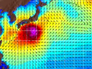 台風26号の日本の波予測