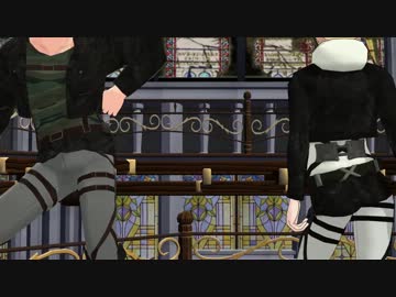 【進撃のMMD】アイパッチでDOA