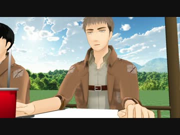 【進撃のMMD】ジャンがむっちゃ眠そうです