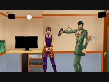 【MMD】ブチャラティにタンバリンを叩いてもらった
