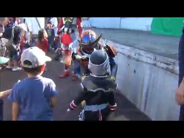 【がっくん】仮面ライダー鎧武とご対面【コスプレ】