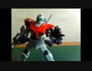 ガンプラのコマ撮りテスト