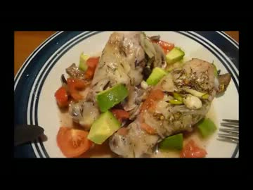 アメリカの食卓 189 ガーリックレモンチキンを食す！