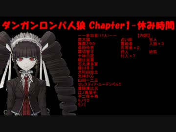【ダンガンロンパ人狼】Chapter1-休み時間