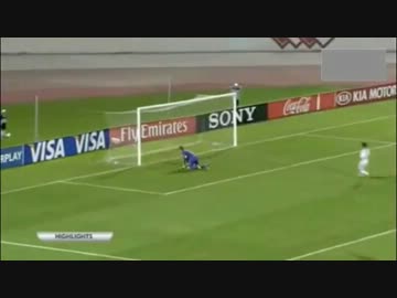 サッカーU17W杯 瓜生の強烈ミドル 日本 1-0 ロシア　Japan 1-0 Russia