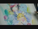 【アナログ】水彩でポケモンを描いてみた【XY】