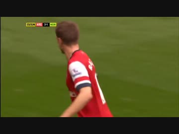 13-14PL 第8節 アーセナル 対 ノリッチ・シティ