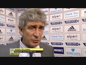 13-14PL 第8節 ウェストハム・ユナイテッド 対 マンチェスター・シティ