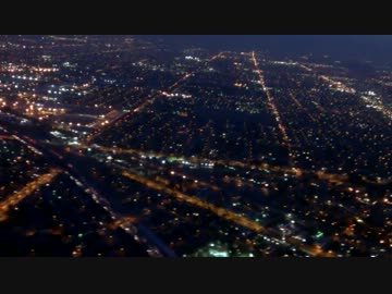 ロビンソンR22からの夜景