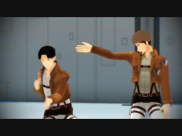 【進撃のMMD】ジャンとマルコでWAVE