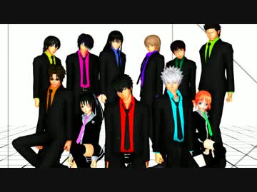 【MMD銀魂】　銀さん達で「Help me!!」