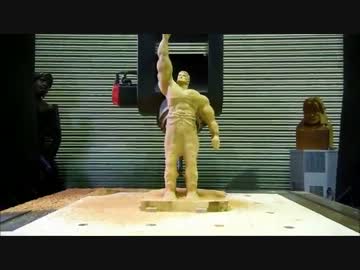 【北斗の拳】NCに作ってもらった　第３弾【ラオウ】同時５軸加工付き