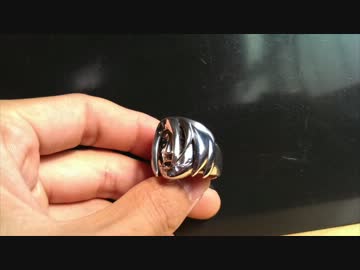 【進撃の巨人】女型の巨人をシルバーリングにしてみた