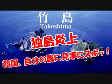 【独島炎上】速攻！独島PR動画を削除♪