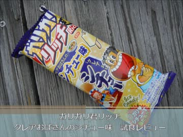 ガリガリ君リッチ クレアおばさんのシチュー味 試食レビュー