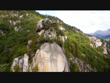 昇仙峡：覚円峰　［きまぐれラジコン空撮］