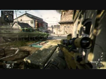 【PC版CoD:BO2】 1on1 iron vs milk 【Iron視点】 1/2