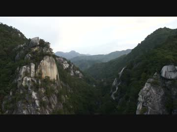 木にぶつかる寸前な昇仙峡1フライト目 ［きまぐれラジコン空撮］