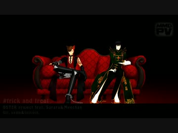 【フライング４】若手コンビのtrick and treat【MMD戦国BASARA】
