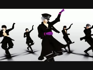【MMD】8人でHYBRID【戦国BASARA】