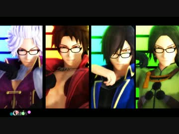 【MMD】メガネ蒼紅紫翠でGirls【戦国BASARA